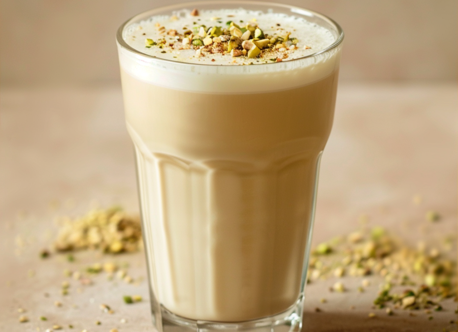 Pistachio Latte: A creamy nutty latte with a velvety smooth texture and an aftertaste that stays with you.